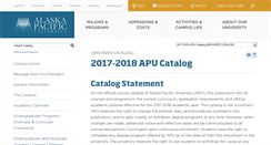 Desktop Screenshot of catalog.alaskapacific.edu